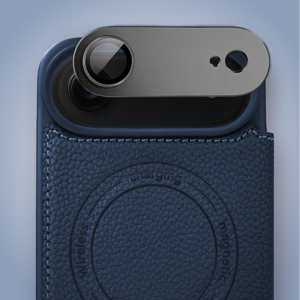 Etui do iPhone Air z klapką Solid MagSafe Book, typu książka, granatowe (6)