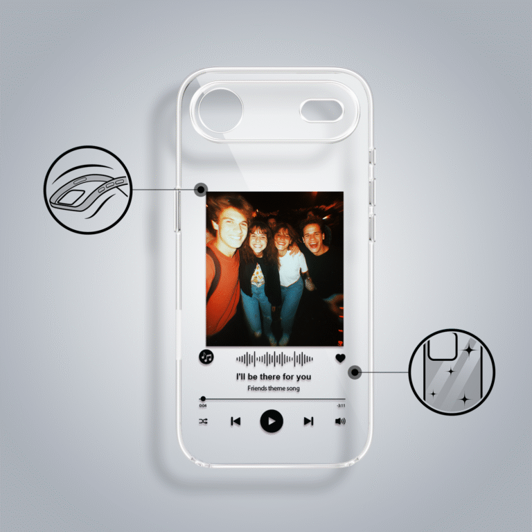 Etui do iPhone Air, z własnym zdjęciem, upominek, przeźroczyste (2)