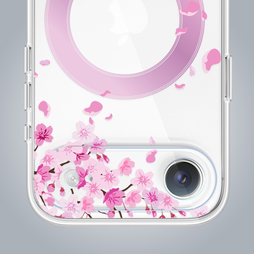 iPhone Air pełne szkło hartowane na cały aparat, kamerę, kwiat wiśni4