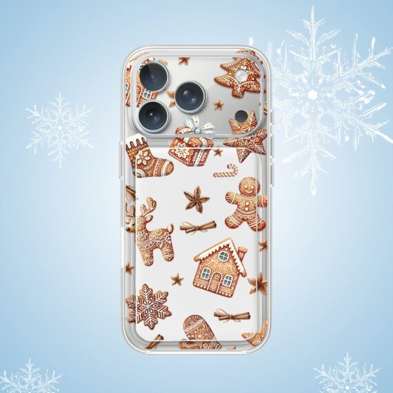 8Power bank MagSafe 5000mAh ładowanie bezprzewodowe iPhone 17:16:15:14:13:12, magia pierniczków, biały