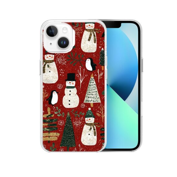 Etui do iPhone 13, Przytulne święta, Rustykalna świąteczna kraina2