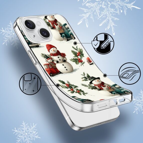 Etui do iPhone 13, Przytulne święta, Zimowe miasteczko1