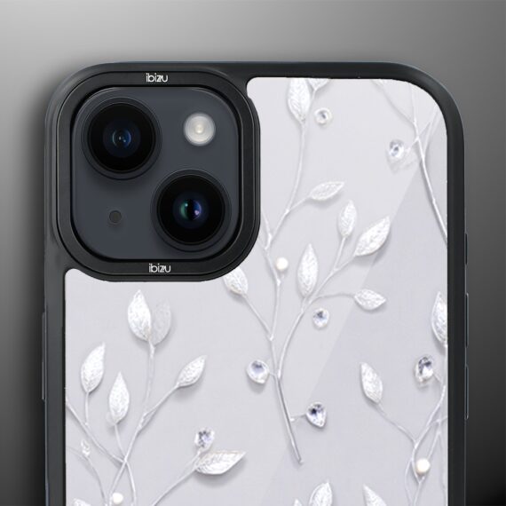 Etui do iPhone 14 Plus IBIZU DropGuard Matt z MagSafe, Zimowa magia, Lodowe kwiaty ip 14-5