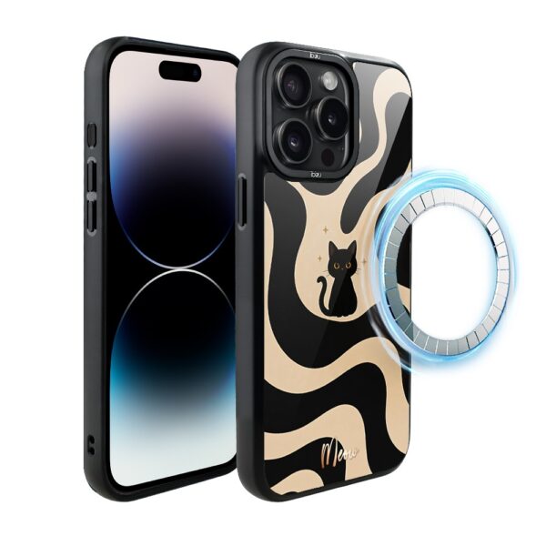 Etui do iPhone 14 Pro Max IBIZU DropGuard Matt z MagSafe, Bella Fantasia, Słodkie miau