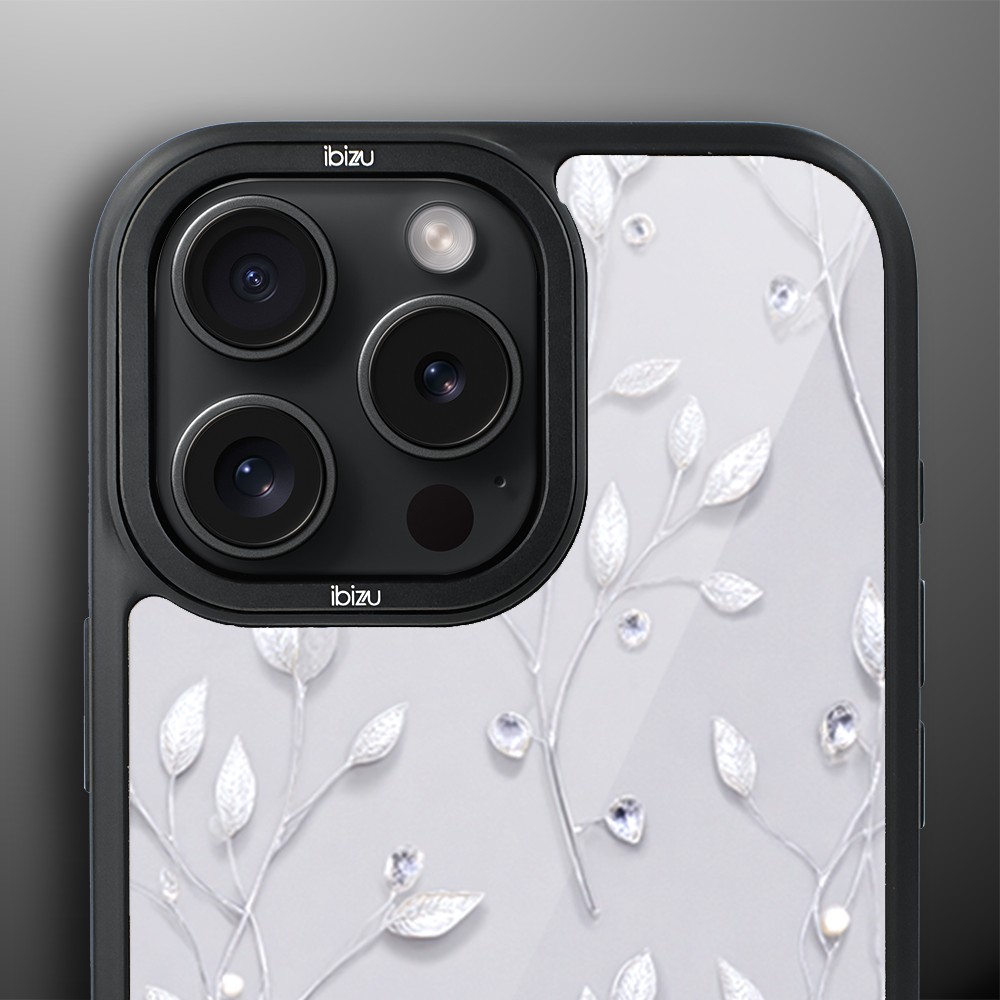 Etui do iPhone 14 Pro Max IBIZU DropGuard Matt z MagSafe, Zimowa magia, Lodowe kwiaty ip 14 pro-5