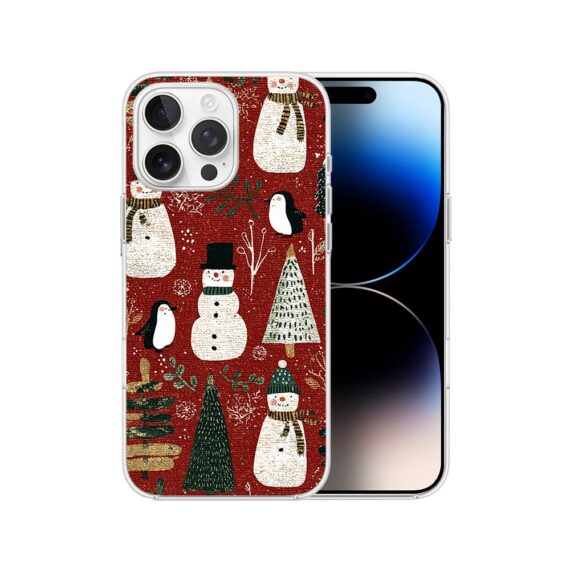 Etui do iPhone 14 Pro, Przytulne święta, Rustykalna świąteczna kraina7