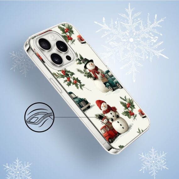 Etui do iPhone 14 Pro, Przytulne święta, Zimowe miasteczko3