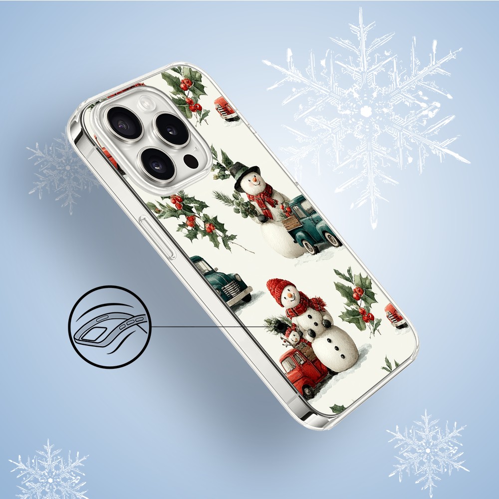 Etui do iPhone 14 Pro, Przytulne święta, Zimowe miasteczko3