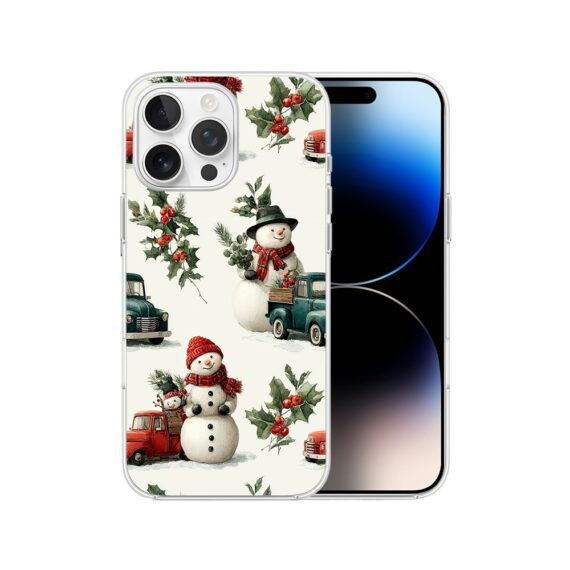 Etui do iPhone 14 Pro, Przytulne święta, Zimowe miasteczko7