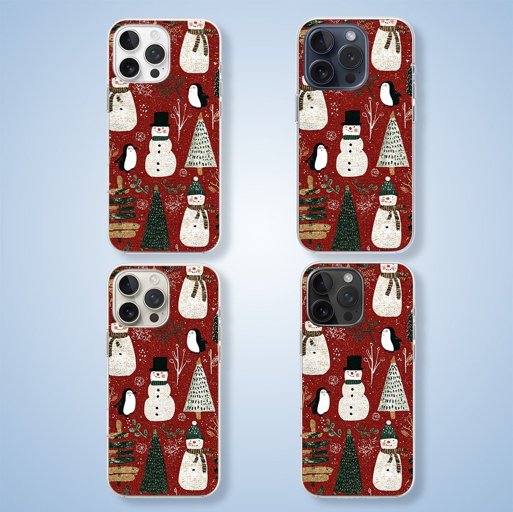 Etui do iPhone 15 Pro Max z MagSafe, Przytulne święta, Rustykalna świąteczna kraina2