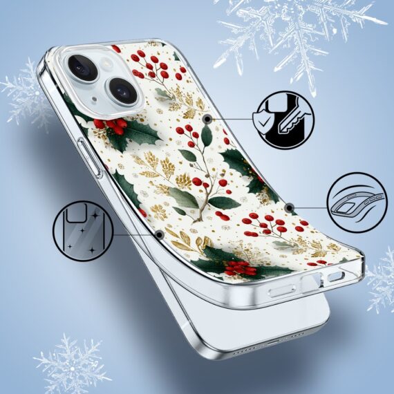 Etui do iPhone 15, Przytulne święta, Ozdoby świąteczne1
