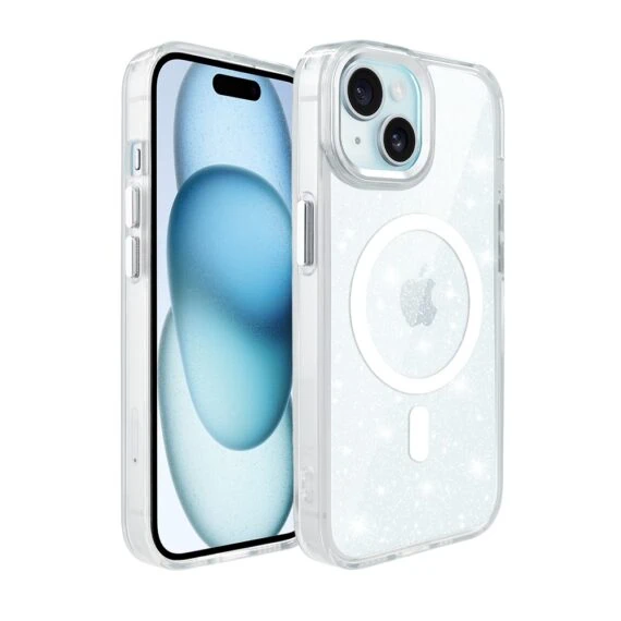 Etui-do-iPhone-15-Super-Hybrid-Sparkle-z-MagSafe-blyszczacy-twardy-brokatowy-tyl-metalowe-ozdoby-przezroczyste-6-1