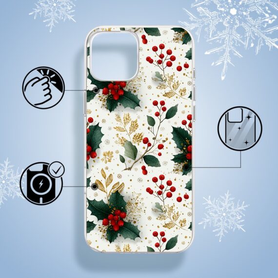 Etui do iPhone 15 z MagSafe, Przytulne święta, Ozdoby świąteczne1
