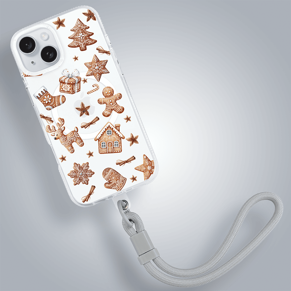 Etui do iPhone 15 z MagSafe, magia pierniczków, przeźroczyst (4)
