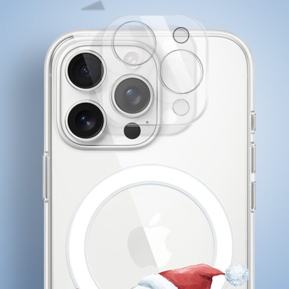 Etui do iPhone 16 Pro Max z MagSafe, Przytulne święta, Miś świąteczny, przeźroczyste Przytulne święta, Miś świąteczny, przeźroczyste 16 pro-5
