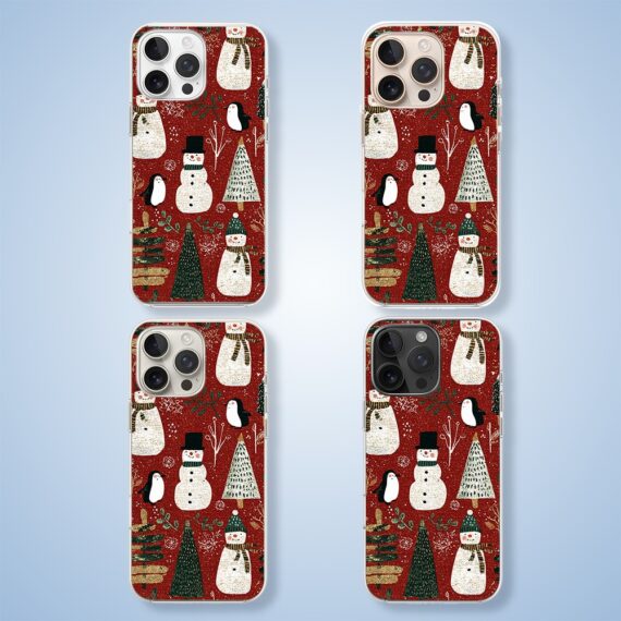 Etui do iPhone 16 Pro Max z MagSafe, Przytulne święta, Rustykalna świąteczna kraina 16 pro-2