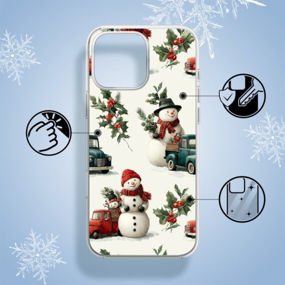 Etui do iPhone 16 Pro Max z MagSafe, Przytulne święta, Zimowe miasteczko 16 pro-1