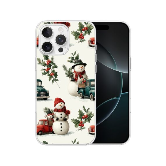 Etui do iPhone 16 Pro Max z MagSafe, Przytulne święta, Zimowe miasteczko 16 pro