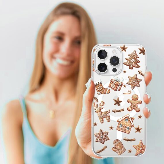 Etui do iPhone 16 Pro Max z MagSafe, magia pierniczków, przeźroczyste 16 pro-4