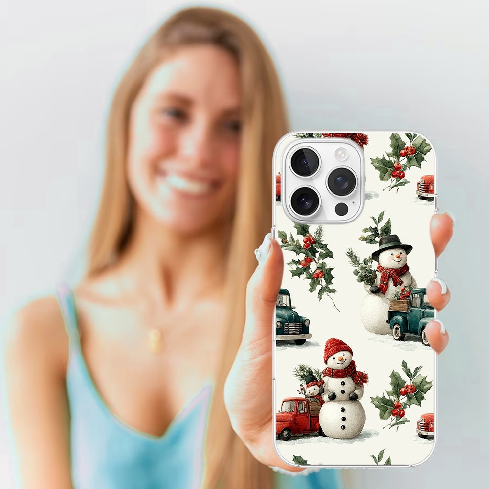 Etui do iPhone 16 Pro, Przytulne święta, Zimowe miasteczko4