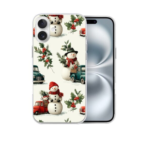 Etui do iPhone 16, Przytulne święta, Zimowe miasteczko1