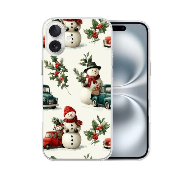 Etui do iPhone 16 Plus, Przytulne święta, Zimowe miasteczko