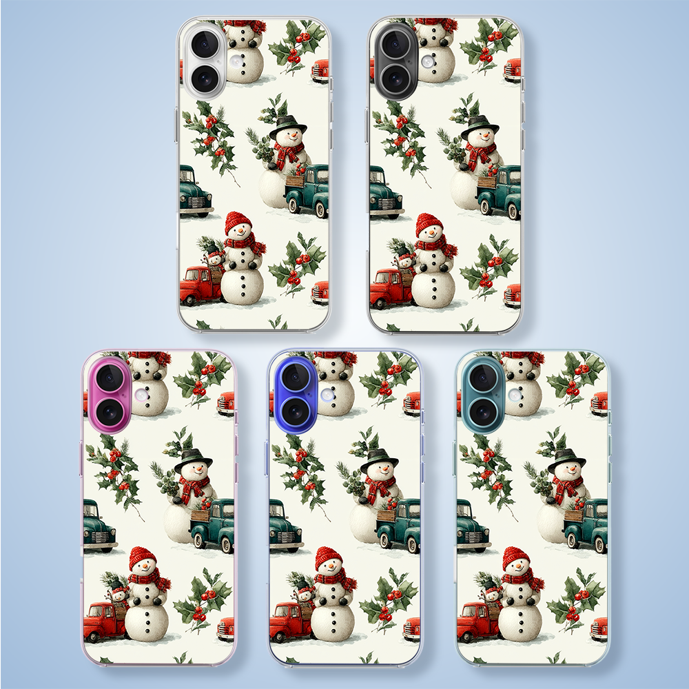 Etui do iPhone 16, Przytulne święta, Zimowe miasteczko3