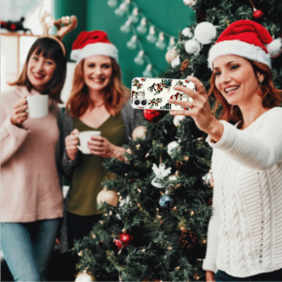 Etui do iPhone 16, Przytulne święta, Zimowe miasteczko6