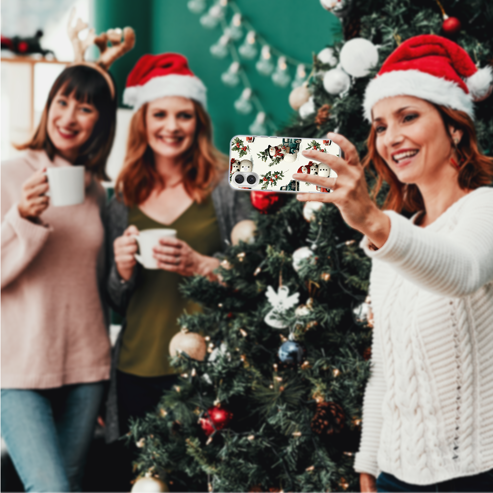 Etui do iPhone 16, Przytulne święta, Zimowe miasteczko6