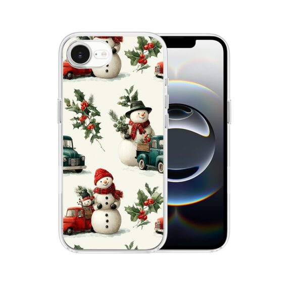 Etui do iPhone 16e, Przytulne święta, Zimowe miasteczko (6)