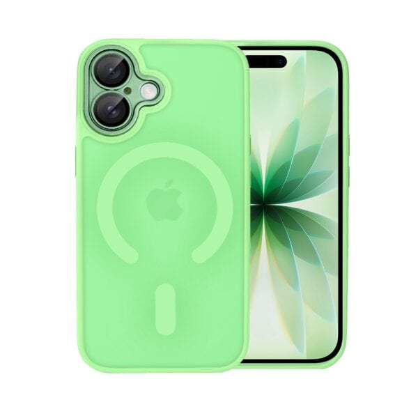 Etui do iPhone 17 Color Flush z Magsafe, z osłoną aparatu, jasna zieleń