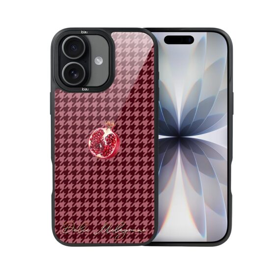 Etui do iPhone 17 IBIZU DropGuard Matt z MagSafe, Bella Fantasia, Rubinowy granat (6)