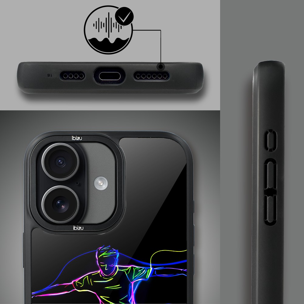 Etui do iPhone 17 IBIZU DropGuard Matt z MagSafe, #ElectroMove, Moc football’u (4)