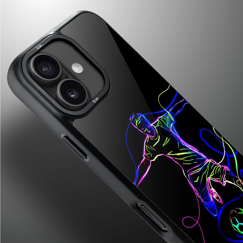 Etui do iPhone 17 IBIZU DropGuard Matt z MagSafe, #ElectroMove, Moc football’u (6)