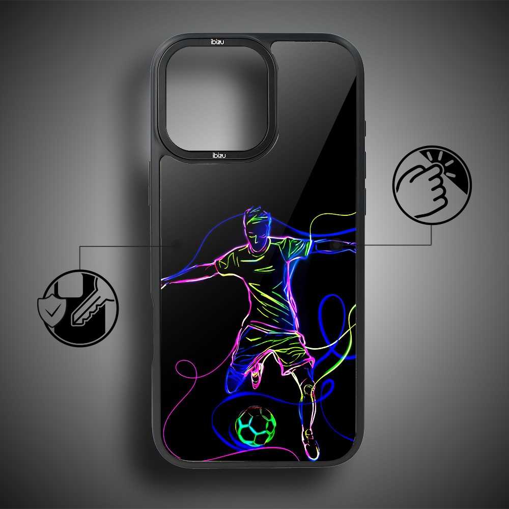 Etui do iPhone 17 IBIZU DropGuard Matt z MagSafe, #ElectroMove, Moc football’u (8)