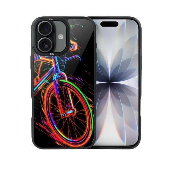 Etui do iPhone 17 IBIZU DropGuard Matt z MagSafe, #ElectroMove, Rowerowa wibracja (6)