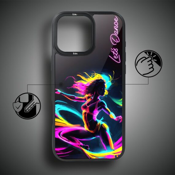 Etui do iPhone 17 IBIZU DropGuard Matt z MagSafe, #ElectroMove, Taneczny rytm (2)