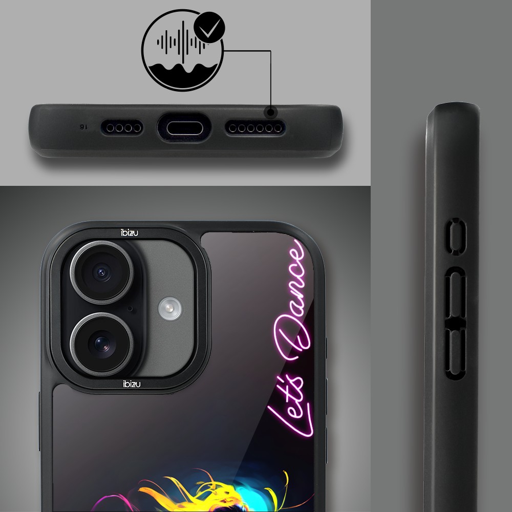 Etui do iPhone 17 IBIZU DropGuard Matt z MagSafe, #ElectroMove, Taneczny rytm (6)