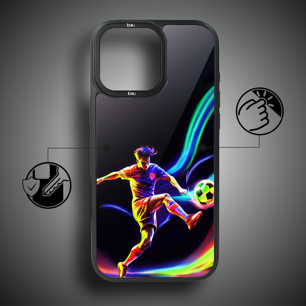 Etui do iPhone 17 IBIZU DropGuard Matt z MagSafe, #ElectroMove, W rytmie piłki nożnej (4)