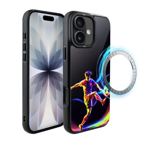 Etui do iPhone 17 IBIZU DropGuard Matt z MagSafe, #ElectroMove, W rytmie piłki nożnej (5)