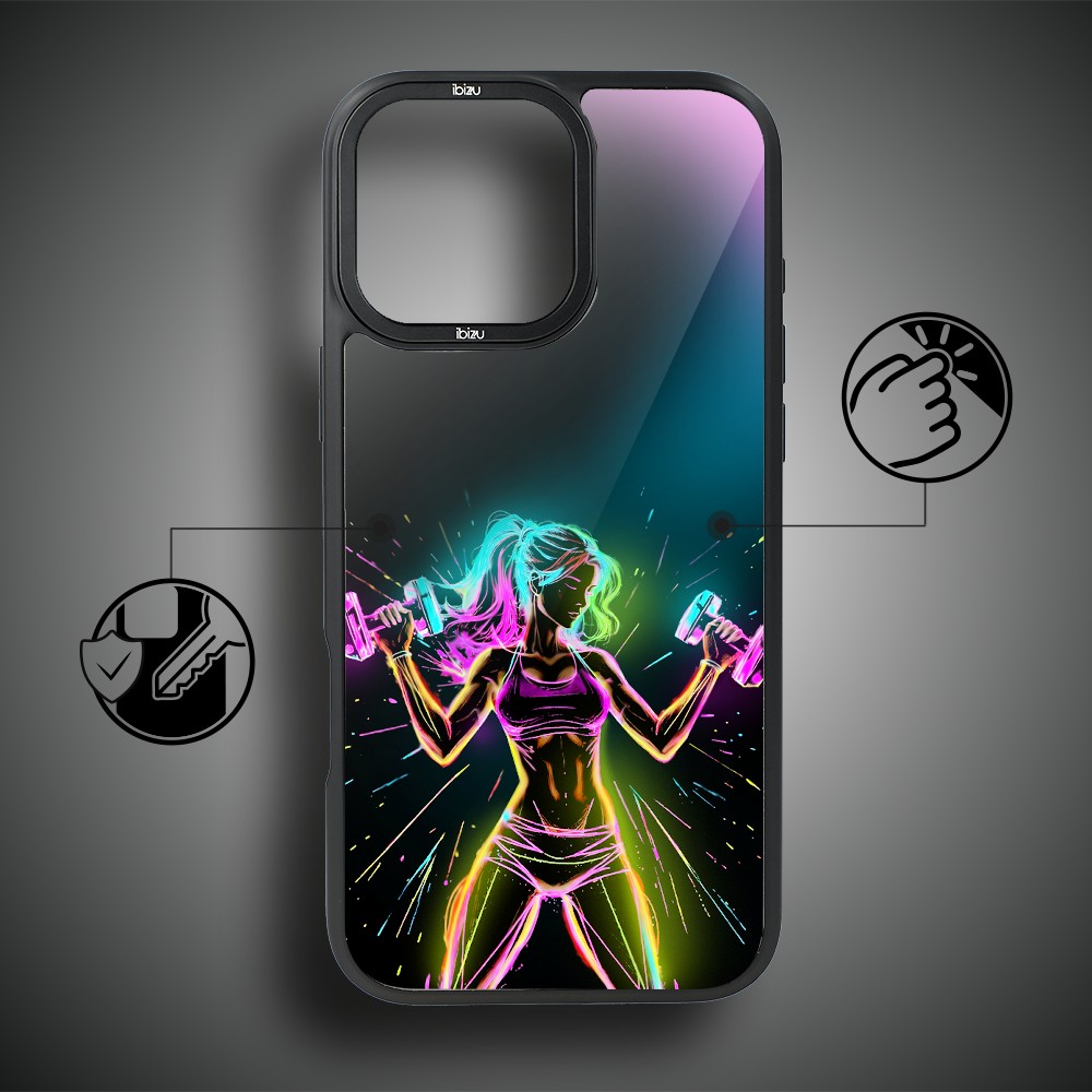 Etui do iPhone 17 IBIZU DropGuard Matt z MagSafe, #ElectroMove, Wibracja fitness (3)