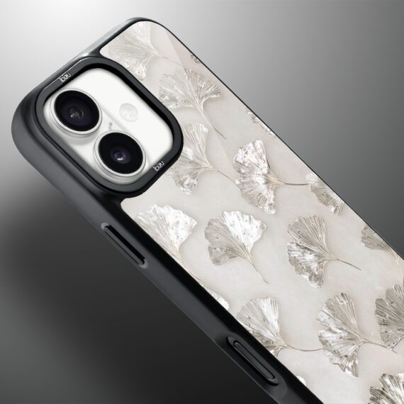 Etui do iPhone 17 IBIZU DropGuard Matt z MagSafe, Ethereal Essence, Biały Onyks (2)