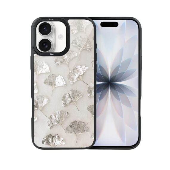 Etui do iPhone 17 IBIZU DropGuard Matt z MagSafe, Ethereal Essence, Biały Onyks (6)