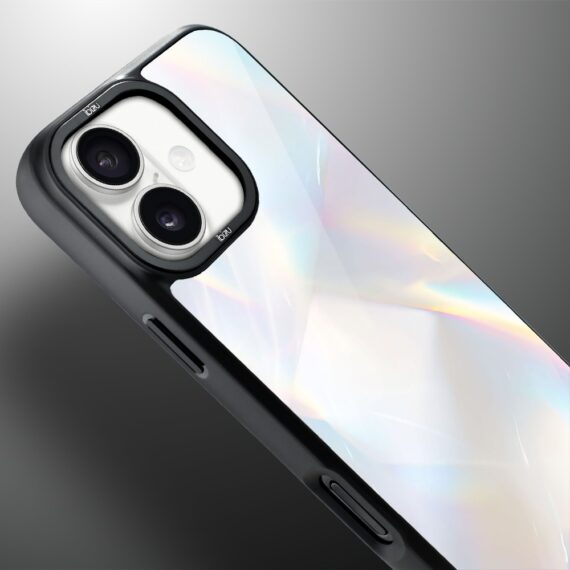 Etui do iPhone 17 IBIZU DropGuard Matt z MagSafe, Ethereal Essence, Opalizujący diament (2)