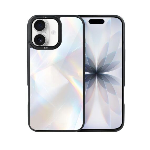 Etui do iPhone 17 IBIZU DropGuard Matt z MagSafe, Ethereal Essence, Opalizujący diament (6)