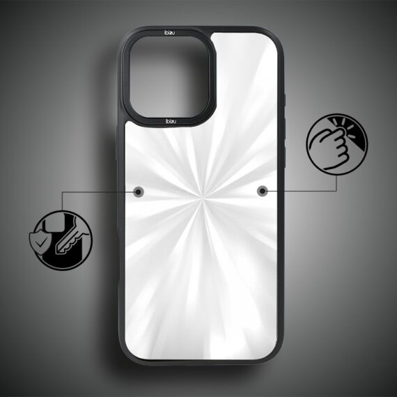 Etui do iPhone 17 IBIZU DropGuard Matt z MagSafe, Ethereal Essence, Perłowy Blask (4)