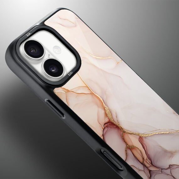 Etui do iPhone 17 IBIZU DropGuard Matt z MagSafe, Ethereal Essence, Różany alabaster (1)