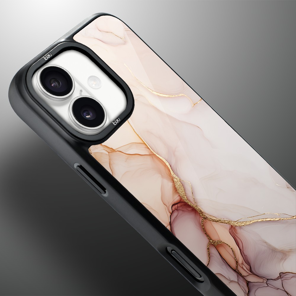 Etui do iPhone 17 IBIZU DropGuard Matt z MagSafe, Ethereal Essence, Różany alabaster (1)