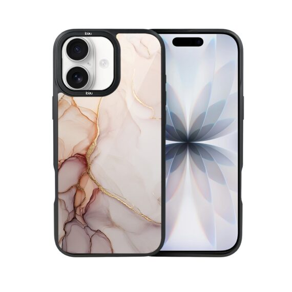 Etui do iPhone 17 IBIZU DropGuard Matt z MagSafe, Ethereal Essence, Różany alabaster (5)