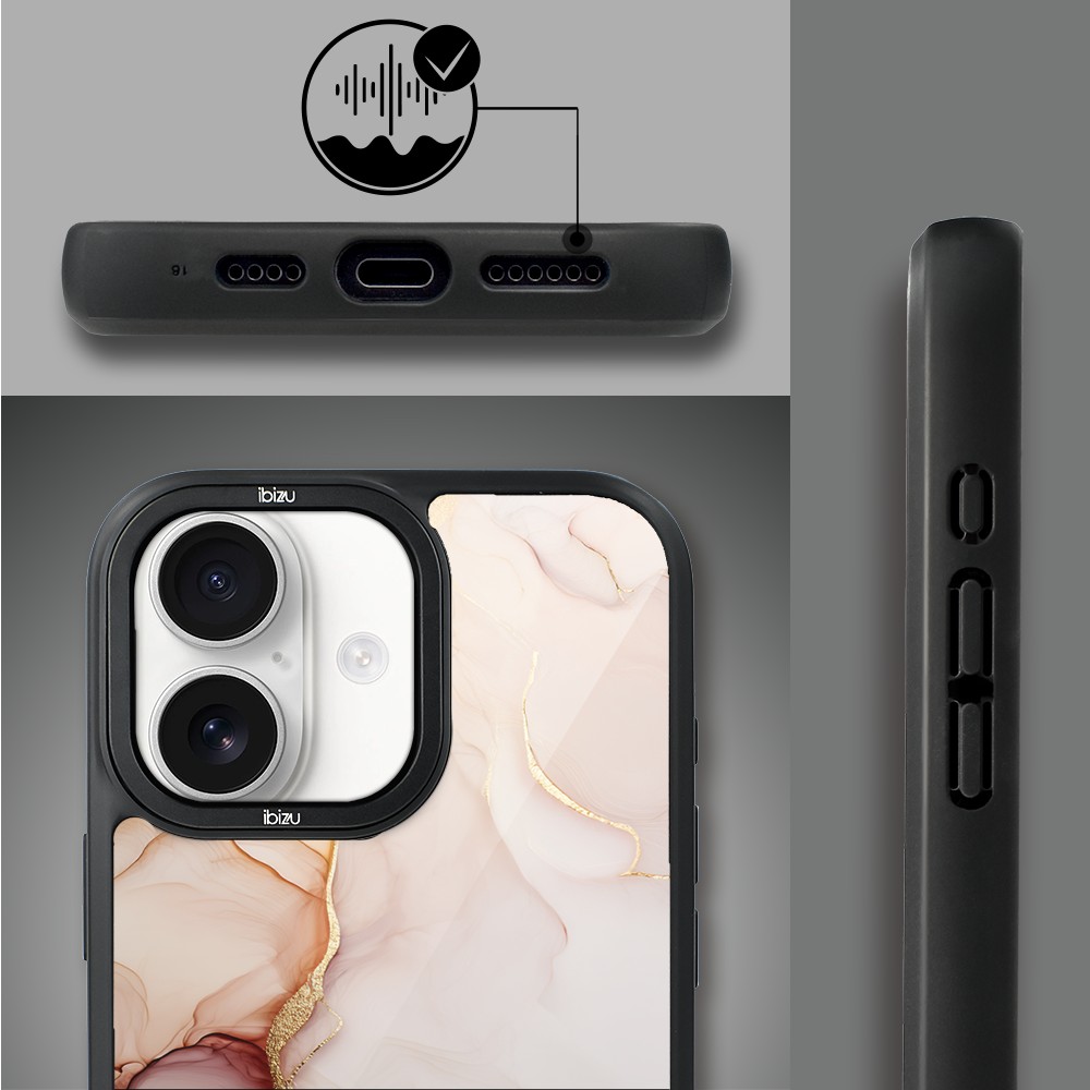 Etui do iPhone 17 IBIZU DropGuard Matt z MagSafe, Ethereal Essence, Różany alabaster (7)